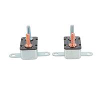 AKLOSIPY 2Pcs 20A Automatic Reset Circuit Breaker, Aluminum Alloy Overload for Car, ATV, Yacht, 12V, 24V (30A)
