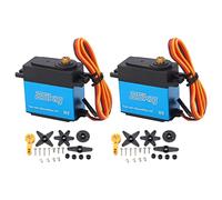 AKLOSIPY 2Pcs 25KG Digital Servo 270 Degree Full Metal RC Servo with 25T Metal Arm for Versatile Robotics and RC Vehicles