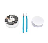 AKLOSIPY 2pcs Lever Type Watch Hand Remover Kit with 50 Scratch Protective Films for Watchmaker's Tool Set