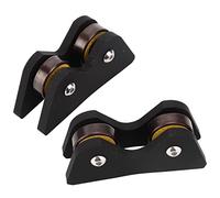 AKLOSIPY 2Pcs Pool Straightness Detector Billiard Snooker Shaft Roller Checker Tool, Compact Metal Plastic Straightness Inspect Device for Butt Shaft Test, Portable Billiard Accessories