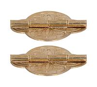 AKLOSIPY 2set Antique Hinge Small Brass Hinge for Drawer Door Cabinet Wardrobes Folding Table Wooden Boxes,Jewelry Box,Sewing Machine Table,2set Hinges,Home Supplies,Hinges