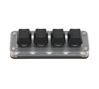 AKLOSIPY 4 Fully Programmable One Handed Hanical Keyboard - Type C Wired 4-Key Programmable Keypad for - Compact and Omic Design for Efficient Gaming and Work