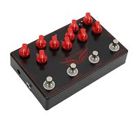 AKLOSIPY 4-in- Synthesizer Guitar Effects Pedal with Delay, Chorus, & Overdrive for Sound Flexibility
