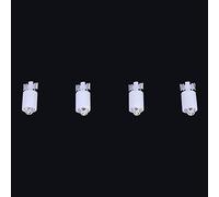 AKLOSIPY 4 X LED Push Kit for Game - Player & 2 Player Start Coin Buttons with Switch