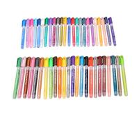 AKLOSIPY 48 Colors Acrylic Paint Marker Pens for Kids and Adults, Quick Drying, Strong Coverage for Project, Paint on Various Surfaces