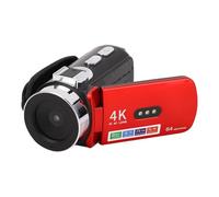 AKLOSIPY 4K Travel Camcorder Video Camera 64MP WiFi Vlogging with 3 Inch 180° Flip Screen 4800mAh Battery & LED Fill Lights for Live Streaming Photography