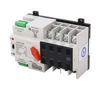 AKLOSIPY 4P Double Power Automatic Transfer Switch - PC Cover Electrical Selector for Hospitals, Banks, and Infrastructure 400V AC (25A)