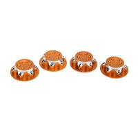 AKLOSIPY 4Pcs 17mm Aluminium Alloy - Wheel Hub Nut Accessories for /8 RC Car Model - Lightweight, and Compatible with Major Brands (Orange)