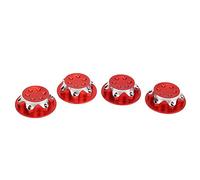 AKLOSIPY 4Pcs 17mm Aluminium Alloy - Wheel Hub Nut Accessories for /8 RC Car Model - Lightweight, and Compatible with Major Brands (Red)