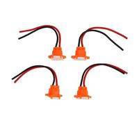 AKLOSIPY 4Pcs 3 Pin Battery Charging Interface with Cover for Electric Cars - Easy Installation and Secure Connection