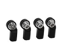 AKLOSIPY 4PCS Dark Blue Aluminium Alloy RC Car Rod Ends for Axial SCX10 /10 Steering Performance Upgrade (Black)