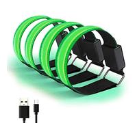 AKLOSIPY 4Pcs LED Rechargeable Reflective Bands for Running, Cycling, and Night - Light Up Armbands for Outdoor Adventures (AKLOSIPY6gio8cf1w0-10329204)