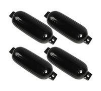 AKLOSIPY 4PCS Marine Inflatable Boat Bumpers with 2m Rope for Dock, Shockproof PVC Ribbed Design, Easy Install, Versatile Use