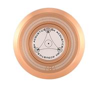 AKLOSIPY 50Hz Record Stabilizer Clamp with Integrated Bubble - Aluminum Turntable Disc Weight for 12" & 7" Records, Fits Spindle ≤7mm (Gold)