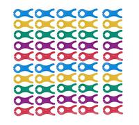 AKLOSIPY 50Pcs Plastic Yarn Bobbins Spools for Weaving, Sewing, Crafting - Lightweight and Colorful Design for Easy Organization