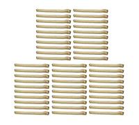 AKLOSIPY 50pcs Tea Stem Stud Earrings for Women, Thin Tea Stick Earrings for Newly Pierced Ears, Inflammation & Promote Healing, Gentle Ear Hole Care with Hygienic Plastic Case (Slim style)
