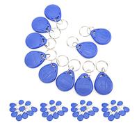 AKLOSIPY 50pcs Universal ID Card Key Fob Token Tag 125KHZ for Access Control, Elevator Use, and Parking Management