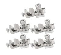 AKLOSIPY 5Pcs Solar Panel Grounding Lugs for PV Mounting, Stainless Steel Clips & Easy Installation, Universal Compatibility for Safe Energy Use