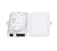 AKLOSIPY 6 Fiber Distribution Box FTTH Terminal Splitter Junction Box for Indoor/Outdoor Use with Flip Design