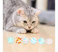 AKLOSIPY 6Pcs Multi-Colored Cat P Sound S - Interactive Pet Toy to and Relieve Boredom