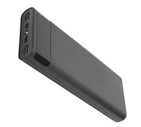 AKLOSIPY 8 Slot Battery Holder Box DIY Portable Power Bank Case with LED Display Flashlight for Flat Top Lithium Cells Outdoor Travel Emergency Kit Without Batteries Included (Black)