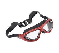 AKLOSIPY Adults Swimming Goggles with 3D Rotation Adjustment, One-Hand, Soft Comfortable Band for Surfing, Rafting, and Sports, Red Size (One Size)