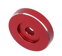 AKLOSIPY Aluminum Record Player Adapter for Turntables and Gramophones - Easy Installation & Enhanced Sound Quality, (Red)