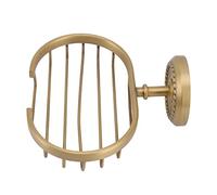 AKLOSIPY Antique Copper Stainless Steel Soap Dish, Wall Mounted Twisted Pattern Soap Holder for Modern Bathroom Storage