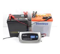 AKLOSIPY Automatic Car Battery Maintainer with LCD Display for Trucks and Battery Types FBC 122408 (FBC 122408)