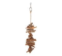 AKLOSIPY Bark Chew Toys for Parrots | Safe Bite Hanging Toys to Relieve Boredom & Strengthen Beaks