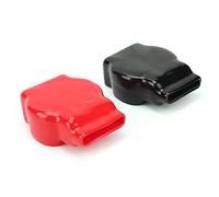 AKLOSIPY Battery Terminal Covers Positive Negative Top Post PVC Fireproof Heat Insulation Wire Connector Cover for Car Motorcycle Truck Motor Home RV
