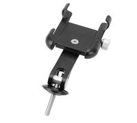 AKLOSIPY Bike Phone Holder Mount - Shockproof 270° Aluminum Alloy Stand for Navigation & Photography, for Cycling Adventures, (Black)