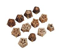 AKLOSIPY Bird Chewing Blocks for Parrots - Nut Beak-Grinding Toys, Safe Five Pointed Star Shape Chew Treats for Lovebirds, Parakeets, and Cockatiels