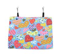 AKLOSIPY Bird Hanging Tent Colorful House Bed with Hooks for Parrots, Cockatiels, Lovebirds, Small Pets 25x15x18cm (25 * 15 * 18CM)