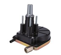 AKLOSIPY Boat Steering Helm Kit, High Strength Marine Helm with Bezels for Outboard Motors Up to 55horsepower, 2.5 Steering Wheel Turns,Approx. 230mm / 9in Stroke, 380mm / 15in Wheel