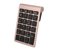 AKLOSIPY BT304 22 Keys Numeric Keypad - 5.0 Keyboard for Easy Data Entry - Compatible with PC, Laptop, and Tablet - Compact and Portable Design for On-the-Go Use (Rose Gold)