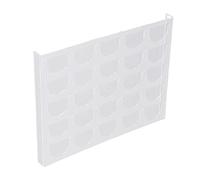 AKLOSIPY Capsule Holder Drawer Storage Tray for VertuoPlus Evoluo VertuoNext Machines - Holds 25 Coffee Capsules, Space-Saving Under-Drawer with -Scratch Base, Clear Plastic
