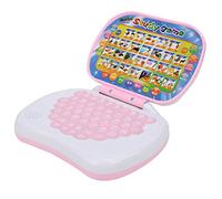 AKLOSIPY CE-Certified Kids Learning Computer Toy for Ages 3-8 - Portable Educational Laptop with Rubber Keyboard, Screen- Schematic Display, 5 Learning Modes & 20+ Melodies - Battery Not