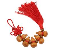 AKLOSIPY Chinese Mahogany Tassel Pendant for Health, Longevity, and Blessing - Car & Home Decoration Gift