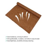AKLOSIPY Coconut Fiber Reptile Mat for S, Lizards, Snakes & Iguanas - Pet Carpet Substrate for S & Reptiles - B Solution for Your Pets (Brown)