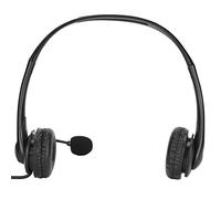 AKLOSIPY Customer Service Headset with Noise Cancelling Microphone - Binaural Corded Earphones for PC and Laptop, Ideal for Call Centers and Telemarketing (USB Type)