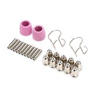 AKLOSIPY Cutting Consumables Kit - Electrode, Tip & Ceramics Nozzle for SG-55 AG-60 WSD-60P, & Easy Installation (24pcs)