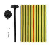 AKLOSIPY Dent Reflector Board, Paintless Dent Repair Tool with Adjustable Holder for Car Body Removal, 300x210mm