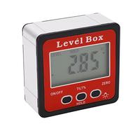 AKLOSIPY Digital Box Digital Angle Protractor Inclinometer - Magnetic Portable Bevel Box with ±.° Accuracy, Backlit LCD, Relative/Absolute Mode, Slope% Conversion for Woodworking
