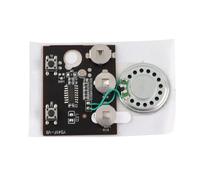 AKLOSIPY DIY 30-Second Recordable Voice Playback Module with Speaker, Microphone & Battery for Greeting Cards, Boxes, Cake Boxes (Button version)