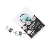 AKLOSIPY DIY 30-Second Recordable Voice Playback Module with Speaker, Microphone & Battery for Greeting Cards, Boxes, Cake Boxes (Extension cord version)