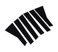 AKLOSIPY Door Window Pillar Cover Trim, Replacement for 2017 2022, ABS Material with High Strength Adhesive, Anti Scratch Sticker for Car Door Outer Exterior (Black)