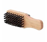 AKLOSIPY Double Sided Beard Brush with Wooden Handle, Professional Men's Grooming Tool for Mustache and Beard Styling, Ergonomic Design Reduces Itching and Dandruff, Dad Husband Boyfriend