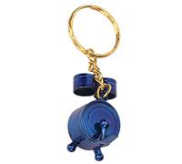 AKLOSIPY Drums Keychain - Attractive High Strength Metal Portable Instrument Accessory for Music Lovers (Blue)