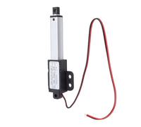 AKLOSIPY Electric Linear Actuator 24V with 50mm Stroke 50N Thrust 15mm/s Speed and Mounting Bracket for RV Sofa Robot TV Desk Cabinet Window Automation